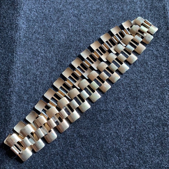 Vintage choker style metal necklace/ collar accessory - Picture 3 of 5